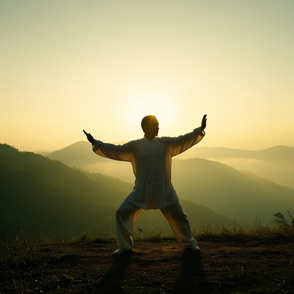 Qigong at sunrise
